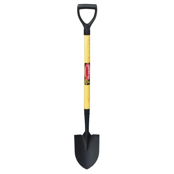 Yo-Ho Tools Round Point Floral Shovel, Black 5033922